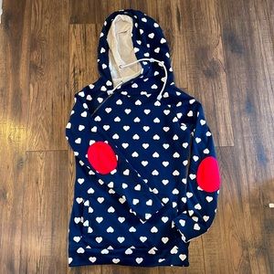 & Ampersand Double hood sweatshirt Size Med